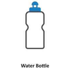 Water Bottle Vector icon which can easily modify or edit