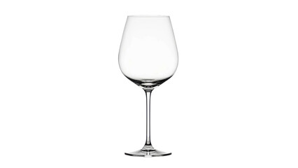 Fototapeta premium Elegant Empty Glassware Isolated on Black Background