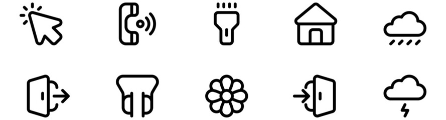 Miscellaneous Icon Set Line S...