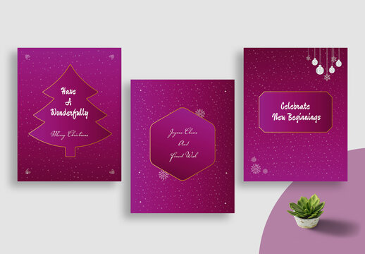 Christmas Winter Invitation Poster