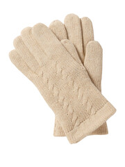 Delicate lace gloves for formal occasions or vintage fashion isolated on transparent background