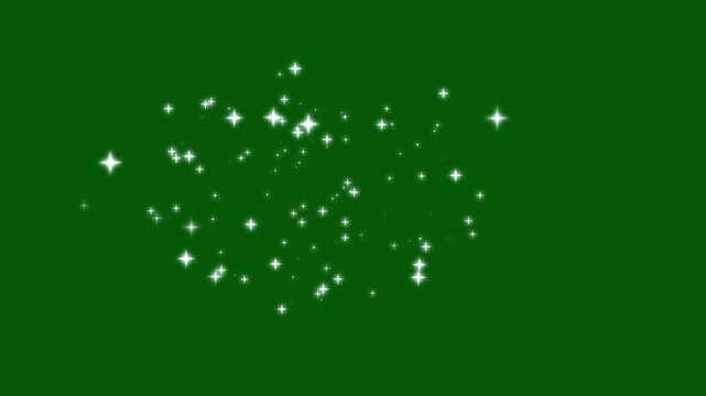 Glittering star line and twinkle magic dust animation with luxury white glitter sparkles, shiny glowing stars, fairy twinkle trails, pixie dust paths, and Christmas glitter stars