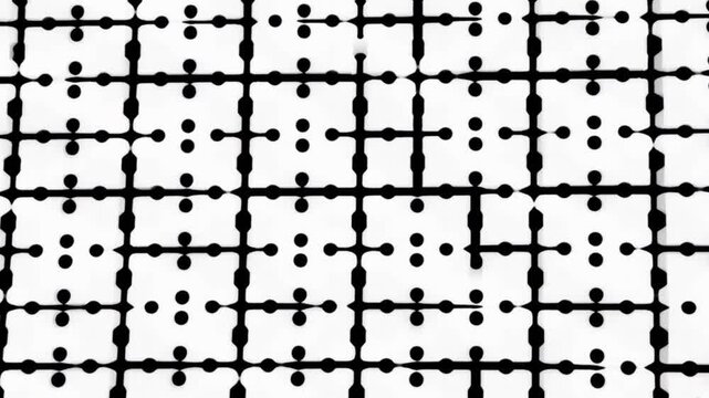 Minimalist abstract grid of dots forming a clean matrix pattern. Simple and elegant background, ideal for vertical video, presentations, or modern motion graphics