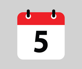 calendar -9 icon illustration isolated vector sign symbol.