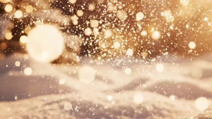 Sparkling snowflakes glisten in the sunlight, creating a magical winter wonderland atmosphere - Powered by Adobe