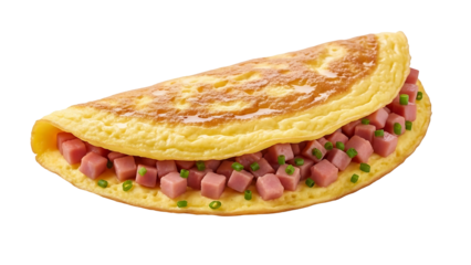 Ham and cheese omelette recipe breakfast ideas easy brunch quick lunch delicious food omelet ham cheese eggs on transparent background