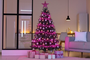 Stylish holiday ambiance perfect for online content creation