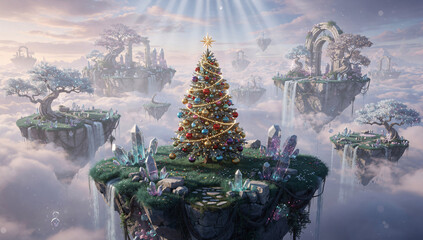 Christmas Tree on Enchanted Sky Islands

