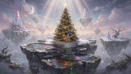 Christmas Tree on Enchanted Sky Islands


