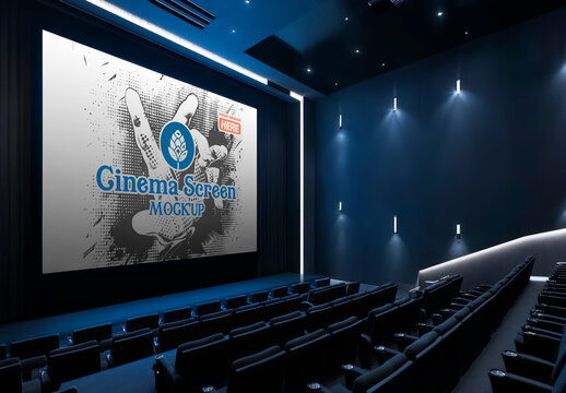 Cinema Screen Mockup