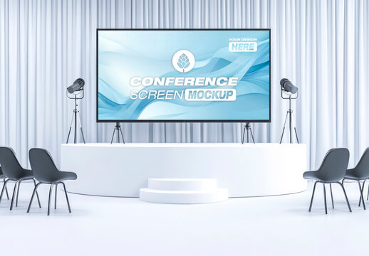 Conference Screen Mockup