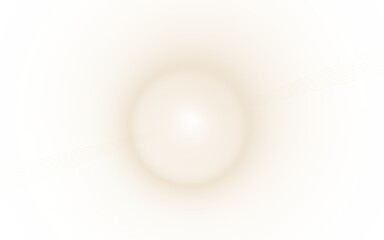 Tight, Small Central Glow with Short, Sharp Defined Starburst Rays