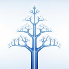 프랙탈처럼 무한히 이어져오고 있는 나뭇가지들