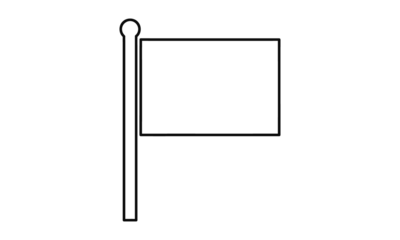 Outline Flag Icon 