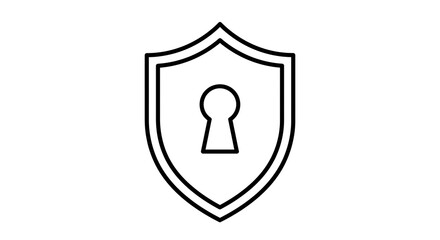 Security Shield Icon - Protection, Privacy, and Safety.