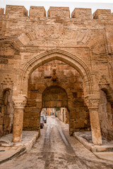 The Old City of Derbent. The Orta-Kapa Gate of the Derbent Southern Fortress Wall of the 6th-8th Centuries. Dagestan, Russia