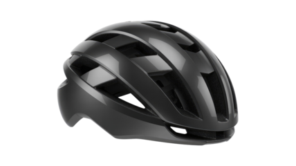 Modern gray cycling helmet isolated for safety and sport activity