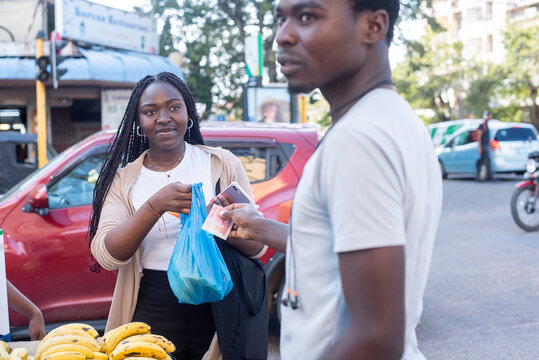Two beautiful african girls taking a tour in the city