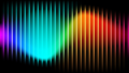 Dynamic Color Spectrum Bars abstract rainbow background