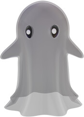 an adorable see-through ghost