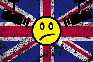 Facial recognition and CCTV roll-out in the UK. A symbolic image highlighting the tension between national security, government surveillance, and the erosion of public privacy and civil liberties