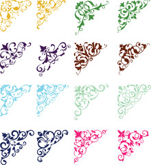 Beautiful ornament art and flower background design