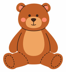 Teddy bear for kids. Preschool toys to keep kids active.
