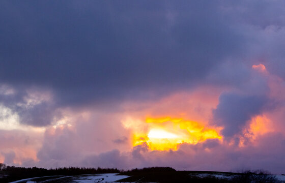 Winter Storm Front Approaching