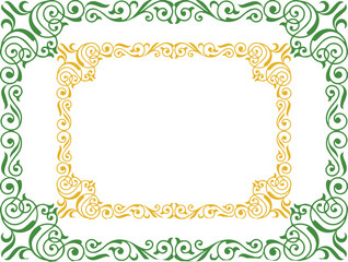 Beautiful ornament art and flower background design