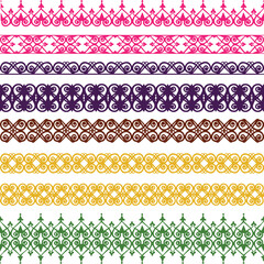 Beautiful ornament art and flower background design