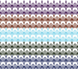 Beautiful flower art and pattern floral background design