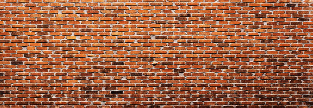 old clinker brick masonry, stone wall background