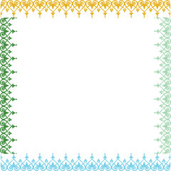 Beautiful ornament art and flower background design