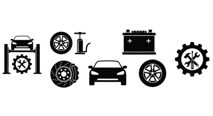 Automotive repair and maintenance services car parts and accessories