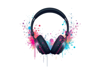 Colorful Bluetooth headphones deliver vibrant wireless music for immersive listening
