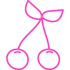 Handdrawn Cute Neon Decoration