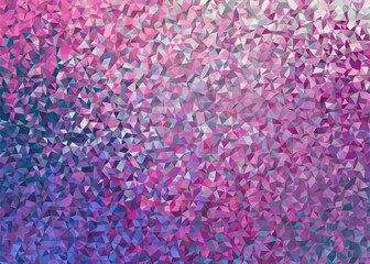 Abstract Geometric Pattern of Pink and Purple Hues