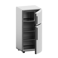 Refrigerator 3d illustration