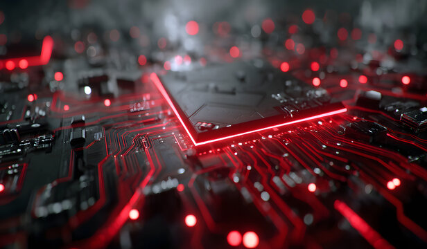 Alert cyber attack symbol digital concept 3d illustration