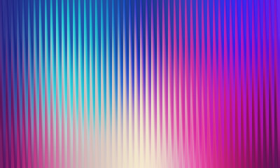 Abstract vertical stripes of vibrant blue purple and pink gradient light