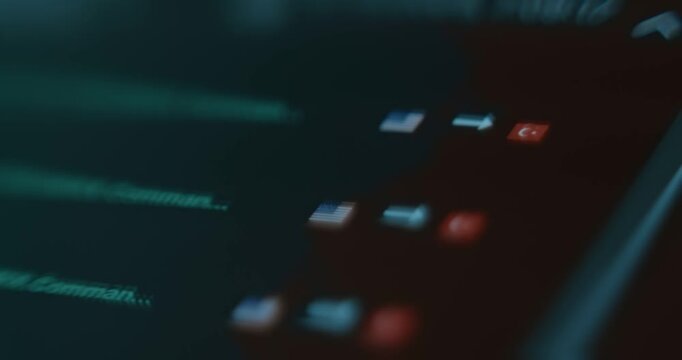 Flags of source and target countries of cyber threats