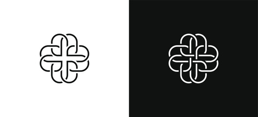 Medical Plus Logo Concept sign icon symbol Element Design. Cross, Hospital, Clinic, Health Care Logotype illustration logo template