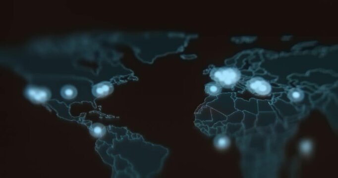Real Time Hacker Activity World Map