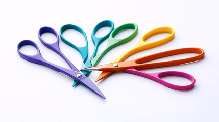Multi Colored Kids Craft Scissors