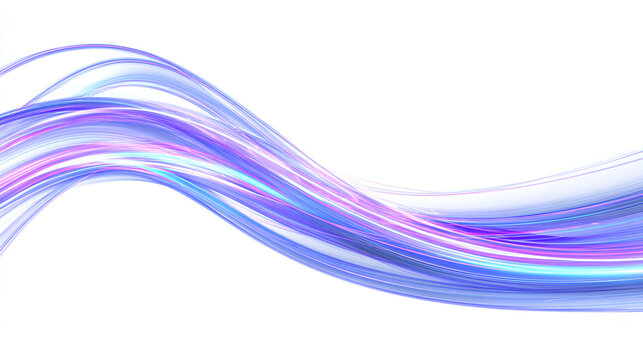 Light trail wave, fire path trace line, car lights, optic fiber and incandescence curve twirl, abstract background in blue and purple neon glow colors on white background Stock Illustration - Powered by Adobe