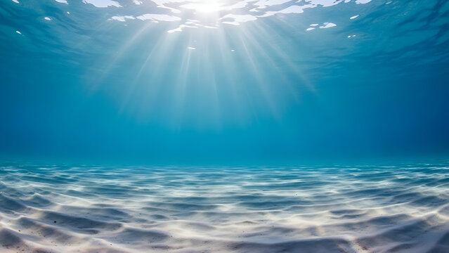 Undersea Serenity A Glimpse into the Sun-Kissed Depths of the Ocean's Embrace