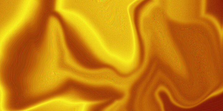 Abstract gold liquid marble background with light effect. 