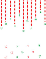 christmas holiday background vector design with red dots and green ornaments creating a cheerful festive atmosphere for seasonal greeting visuals.