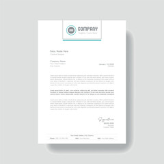 Creative Clean Corporate Letter Head Template