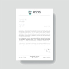 Creative Clean Corporate Letter Head Template